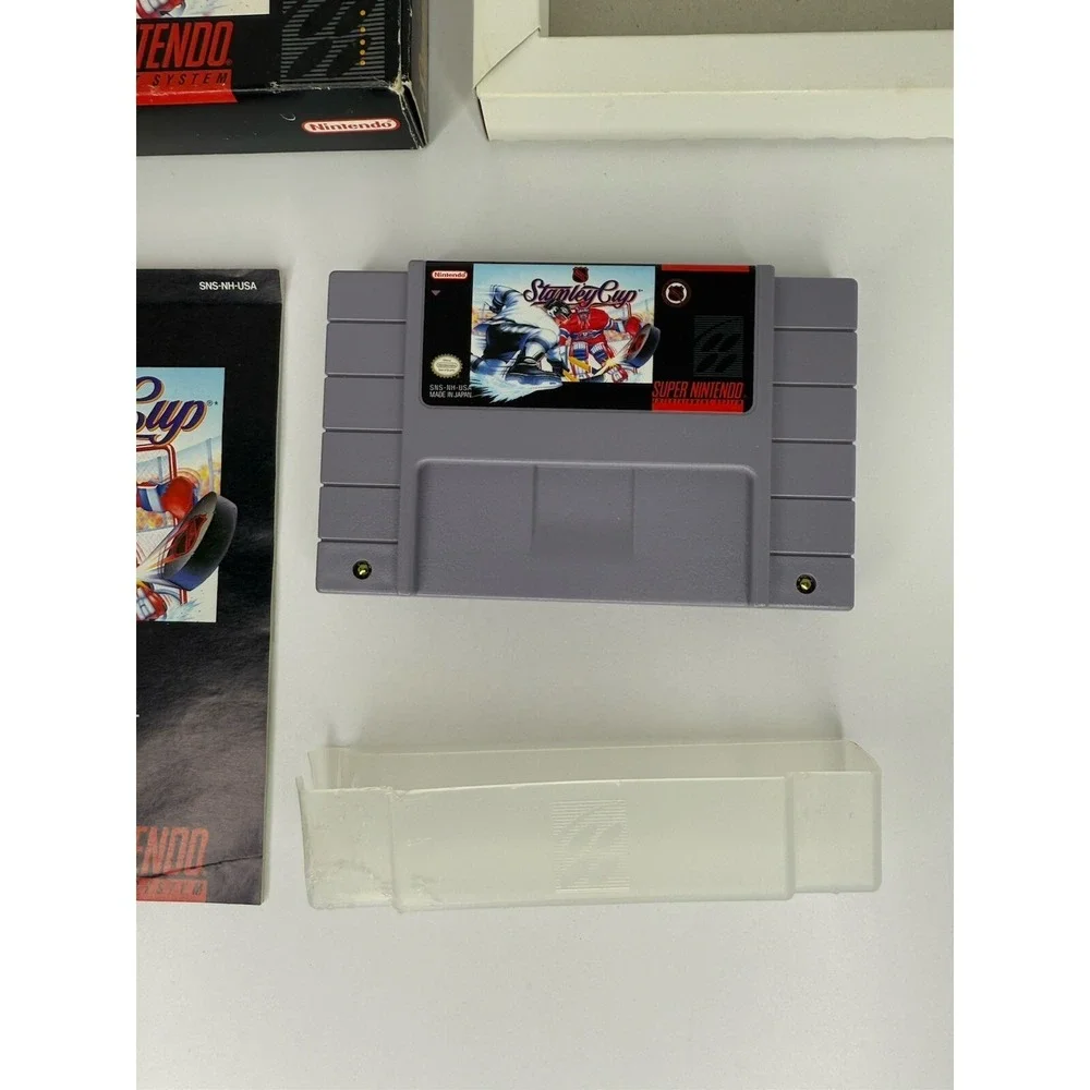 NHL Stanley Cup Super Nintendo SNES 1993 Complete in box CIB Tested VG